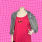 ANGEL SPARKLE TOP PINK